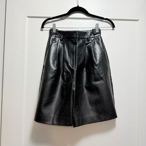 Wilfred: effortless leather long shorts